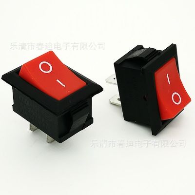 供应船型开关KCD1-101二脚二档 斜面平面 电源翘板开关IO 15*21图5