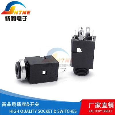 精腾供应 3.5耳机插座PJ-341-3P/4P/5P 音视频母座 立式带铜镙母图2