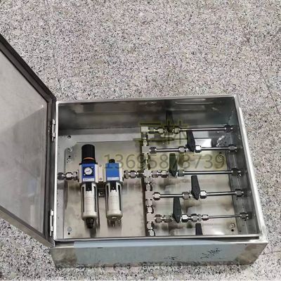 [源头工厂]304不锈钢电磁阀控制箱气控柜搅拌站气控箱4V210-08阀图3
