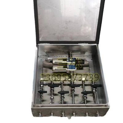 [源头工厂]304不锈钢电磁阀控制箱气控柜搅拌站气控箱4V210-08阀图5