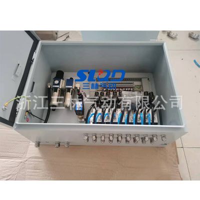 亚德客电磁阀组控制箱气源箱气动阀门控制柜电箱不锈钢水泵气控箱图5