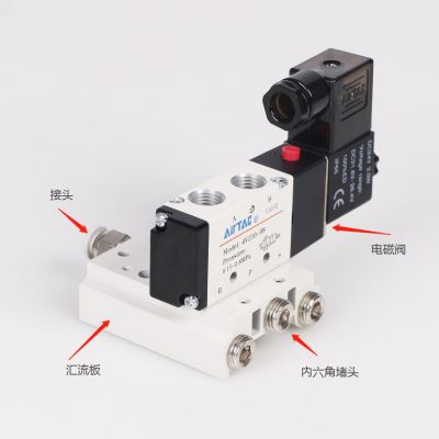 AirTac/亚德客原装电磁阀4V210-08电磁阀二位五通换向正品现货图3