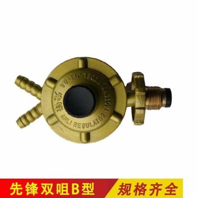 先锋煤气减压阀 家用燃气煤气灶热水器减压阀 单嘴双嘴 单双表图4
