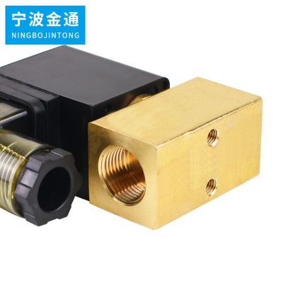 金通单向JT22-02二通常闭电磁阀DC24V高压耐压7MPa直动式水阀气阀图3