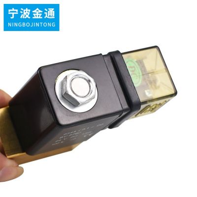 金通单向JT22-02二通常闭电磁阀DC24V高压耐压7MPa直动式水阀气阀图4