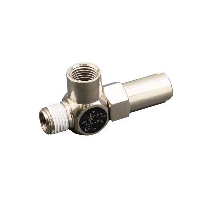 供应 PC-1/4S精密三通式气控单向阀 外螺纹空压诱导止回阀图5