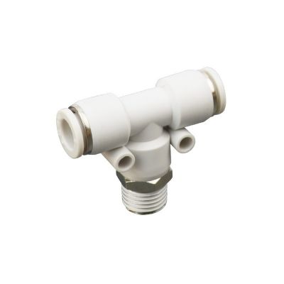 气动快速插接头PB T型三通正螺纹 PB-G螺纹正三通-G螺纹图5