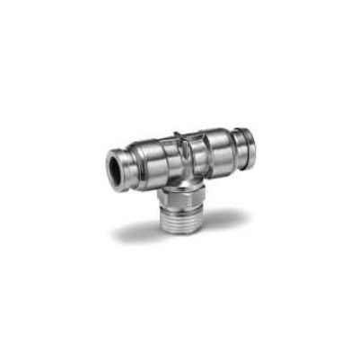 KQG2T不锈钢快插双管T型接头SMC图2