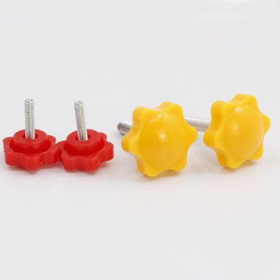 六角梅花手柄螺丝胶头螺丝手拧螺丝星型把手调节手扭塑料星形调节