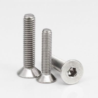 304不锈钢沉头内六角机牙螺丝GB7991沉杯平头内六角螺钉M3M4M5M10图3