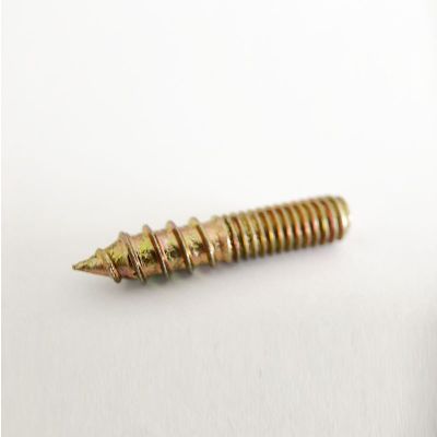 双牙螺丝双头牙单尖自攻螺杆楼梯螺丝手地脚螺丝猫爬架螺丝图4