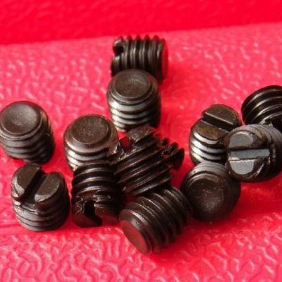 生产止付螺丝 一字平端紧定螺钉 开槽锥端定位螺钉 无头螺丝图5