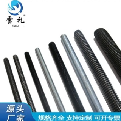 雪礼镀锌全扣丝 国标1米 2米 3米丝杠 梯形扣全牙图1