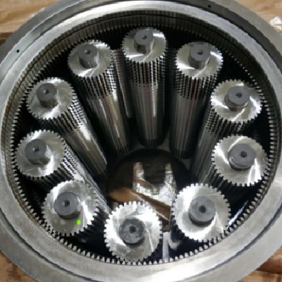 行星滚柱丝杠循环式丝杆直径8 32 36 48 125 180mm单双螺母法兰型图2