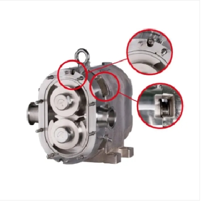 日本原装进口NAKAKIN转子泵VAMXN3400番茄酱用/无菌/耐高温图2