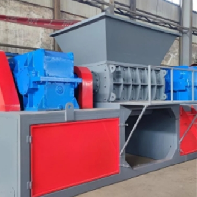 合茂 双轴塑料包装袋四轴撕碎机 编织袋辫子绳破碎机设备图4