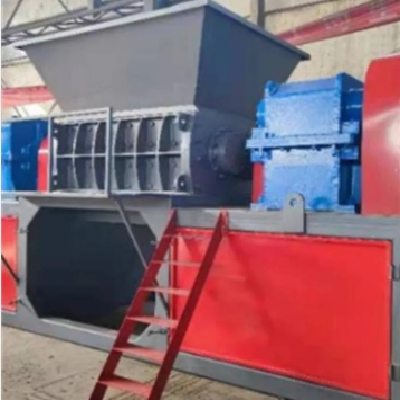 合茂 双轴塑料包装袋四轴撕碎机 编织袋辫子绳破碎机设备图3