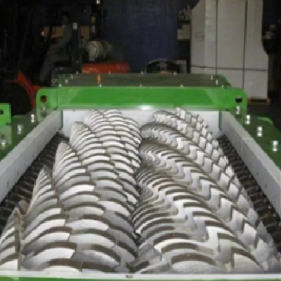 合茂 双轴塑料包装袋四轴撕碎机 编织袋辫子绳破碎机设备图2