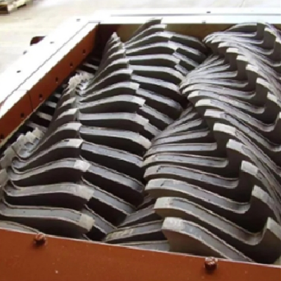 合茂 双轴塑料包装袋四轴撕碎机 编织袋辫子绳破碎机设备图5