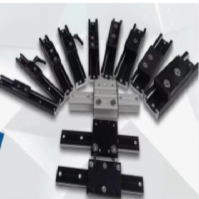 直线导轨珠宝首饰手表化妆品柜台中岛台桌面伸缩移动轨道滑块定制图2