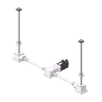 厂家直供丝杆同步升降机电动手摇高速气缸升降器同步齿条可定制图4