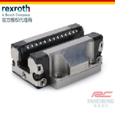 力士乐滑块总代理R165181220\R165181320法兰滚珠滑块、正品图2