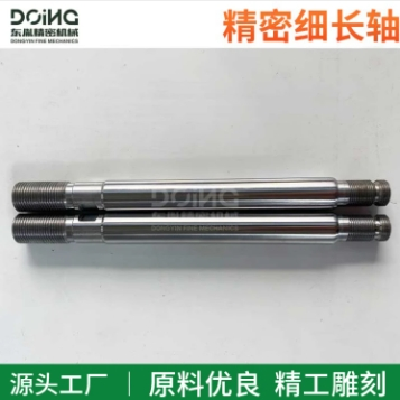 不锈钢精密细长轴走心机加工活塞杆数控车床五金零件车铣复合机图2