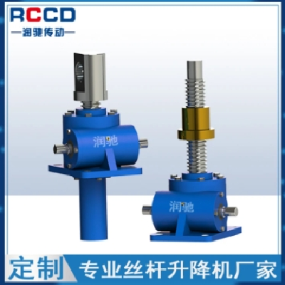 润驰不锈钢丝杆升降机多台同步升降平台水利机械图2