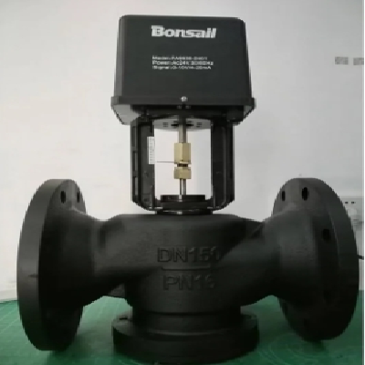 博信比例积分二通冷热水电动调节阀水汽两用智能型温控阀 PN16图3