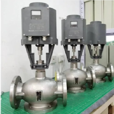 博信比例积分二通冷热水电动调节阀水汽两用智能型温控阀 PN16图2