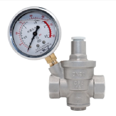 304不锈钢减压阀恒压阀调压阀丝口扣接水管4分6分1寸可调式稳压阀图5