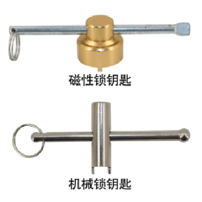 鑫工阀门不锈钢闸阀304水开关丝扣口水管磁性锁闭阀4分6分1寸丝接图2