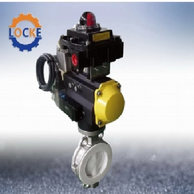 德国洛克 进口气动蝶阀 周边带凸耳设计成带螺孔单法兰结构图4