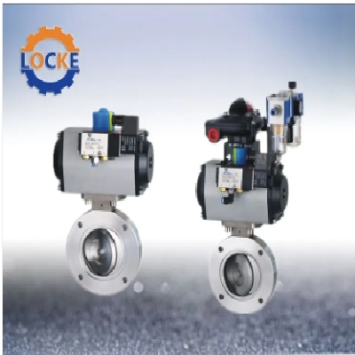 德国洛克 进口气动蝶阀 周边带凸耳设计成带螺孔单法兰结构图2