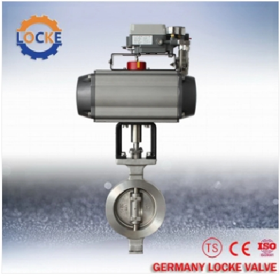 德国洛克 进口气动蝶阀 周边带凸耳设计成带螺孔单法兰结构图3