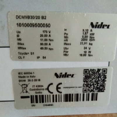 EMERSON伺服电机，CONTROL TECHNIQUES伺服电机 DCM 2B 30/03 A2 直流伺服图4