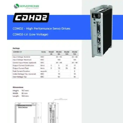 以色列高创Servotronix-CDHD2-LV高性能伺服驱动器图4