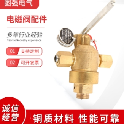 图强 先导阀 气动驱动装置黄铜消防阀门配件气体灭火系统部件图3