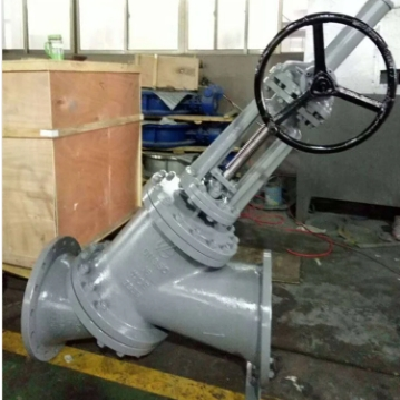 百佳自控伞齿轮Y型料浆阀JS545Y 氧化铝厂料浆用图3