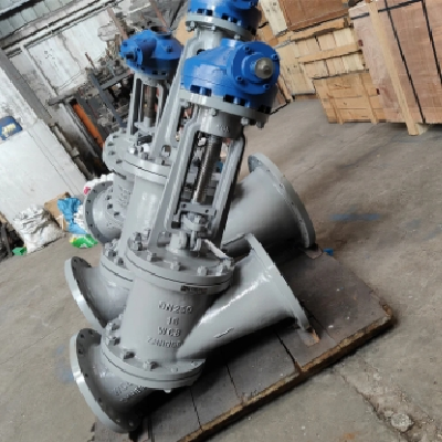 百佳自控伞齿轮Y型料浆阀JS545Y 氧化铝厂料浆用图4