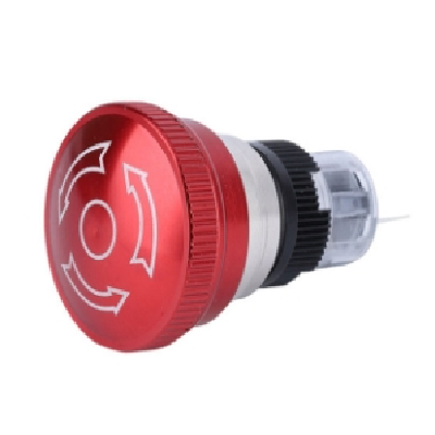 供应16mm蘑菇头金属急停开关 19/22mm不锈钢防水紧急电源急停按钮图4