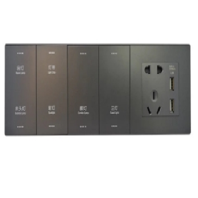 生产家庭式485弱电触摸开关 商务楼宇智能开关图2