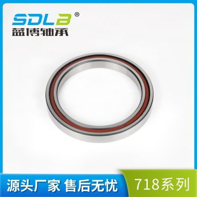 精密主轴轴承71808C/AC 高速薄壁角接触球轴承71808 蓝博薄壁轴承图2