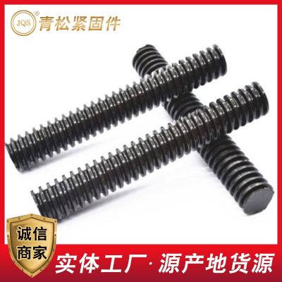 梯形扣丝杠高强度T型丝杠正反扣丝杆 全螺纹螺杆调节螺杆通丝丝杠图2