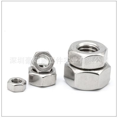 304不锈钢六角螺母螺帽批发外六角螺丝螺母碳钢镀锌螺母M4M6M8M10图3