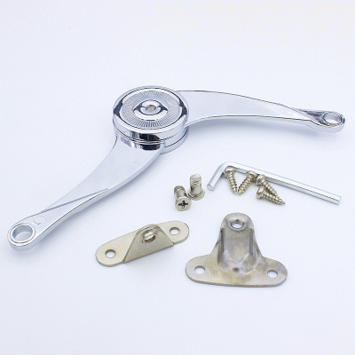 任意停橱柜门支撑杆 机械橱柜衣柜支撑杆 上翻门锌合金随意停图3