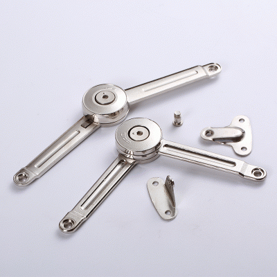 任意停橱柜门支撑杆 机械橱柜衣柜支撑杆 上翻门锌合金随意停图2