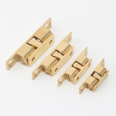 家具五金黄铜碰珠 柜门定位门吸卡扣 铜扣门碰 加厚黄铜柜门碰珠图2