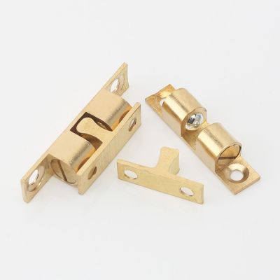 家具五金黄铜碰珠 柜门定位门吸卡扣 铜扣门碰 加厚黄铜柜门碰珠图3