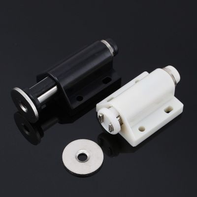 家具五金配件橱柜免拉手反弹器玻璃合页门碰塑料磁吸图2